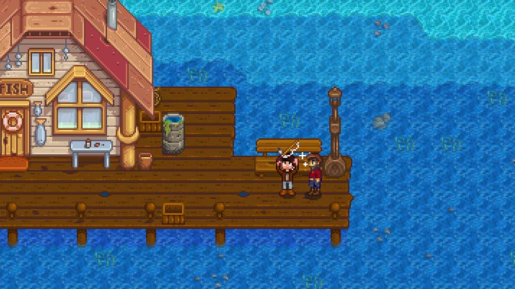 Stardew Valley fishing pole